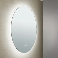 Focus LED-spejl, Ø 45 cm, CCT, antidug, berøringsdæmper