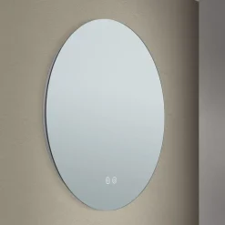Focus LED-spejl, Ø 45 cm, CCT, antidug, berøringsdæmper