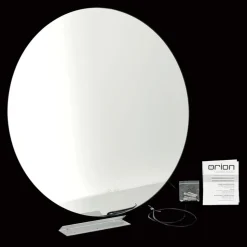 Focus LED-spejl, Ø 60 cm, CCT, antidug, berøringsdæmper
