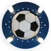 Fodbold loftlampe, 4 lyskilder, mørkeblå-hvid