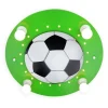 Fodbold loftlampe, 4 lyskilder, mørkegrøn-hvid