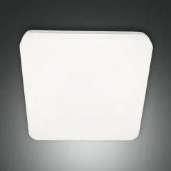 Folk udendørs loftlampe, sensor, 28 x 28 cm, hvid, IP65