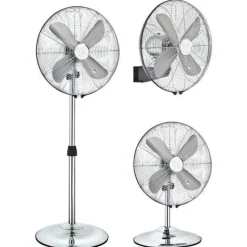Foranderlig gulvventilator Silver Stream 3 i 1