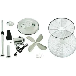 Foranderlig gulvventilator Silver Stream 3 i 1