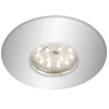 Forkromet LED-indbygningsspot Bruser, IP65