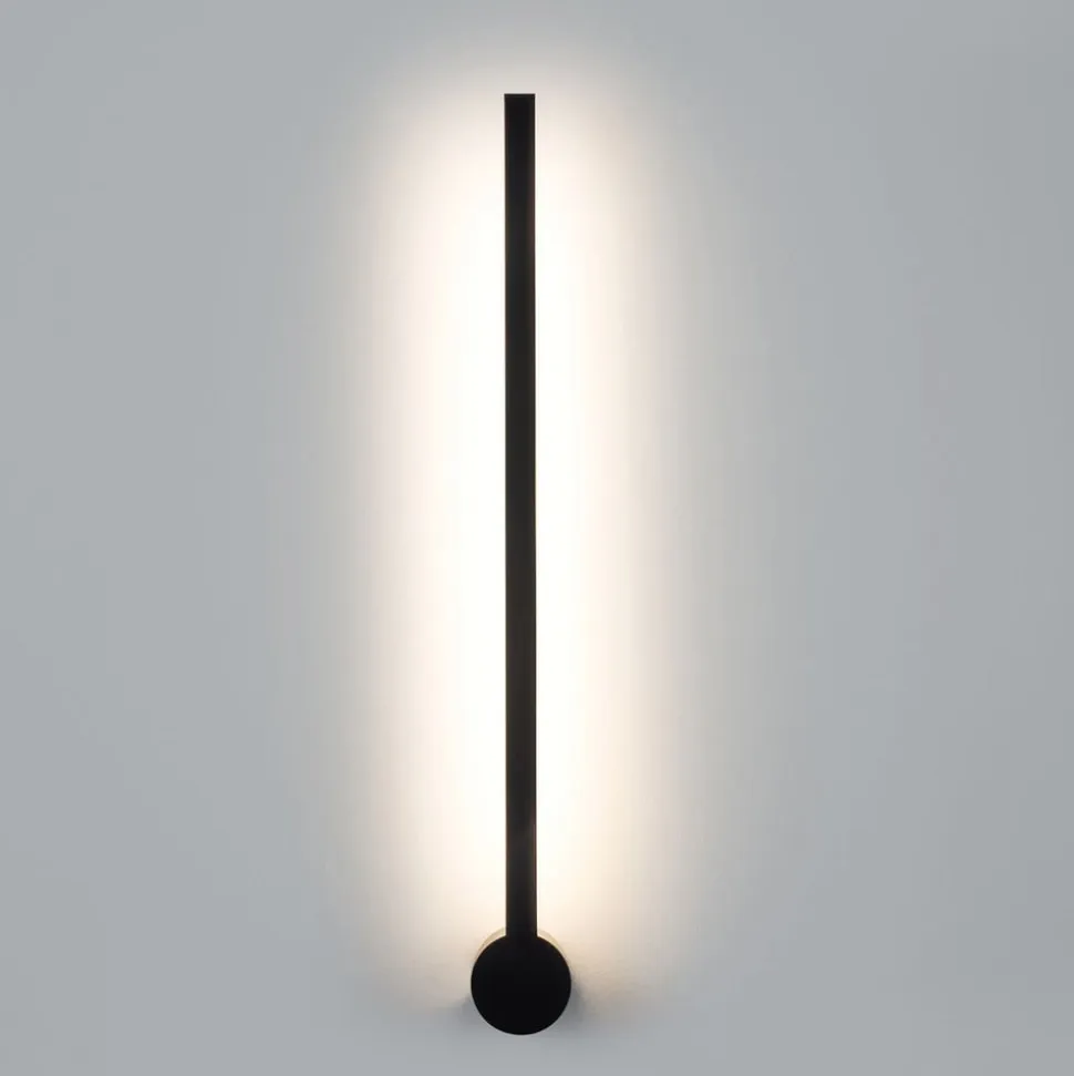 Forlight LED-væglampe til badeværelset Passeggio Nova, 60 cm, sort