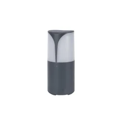 Forlight sokkellampe Astra, højde 30 cm, antracit, aluminium