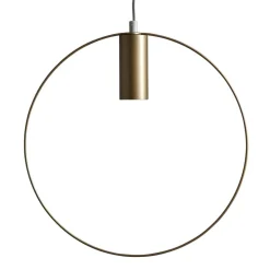 Form dekorativ pendel med ring, guld