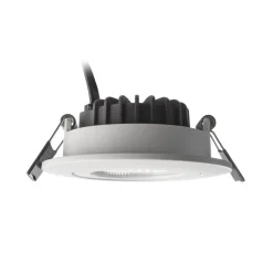 Forsænket loftlampe Dione, IP44, 4.000 K, hvid, dæmpbar