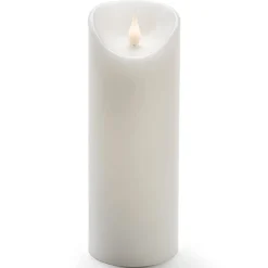 Forsynet med 3D-flamme - LED-lys Stearin