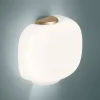 Foscarini Chouchin 3 Semi væglampe, hvid/guld