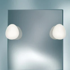 Foscarini Gregg piccola spejllampe, hvid