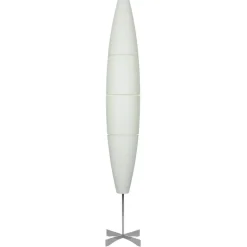 Foscarini Havana gulvlampe med dæmper, alu/hvid