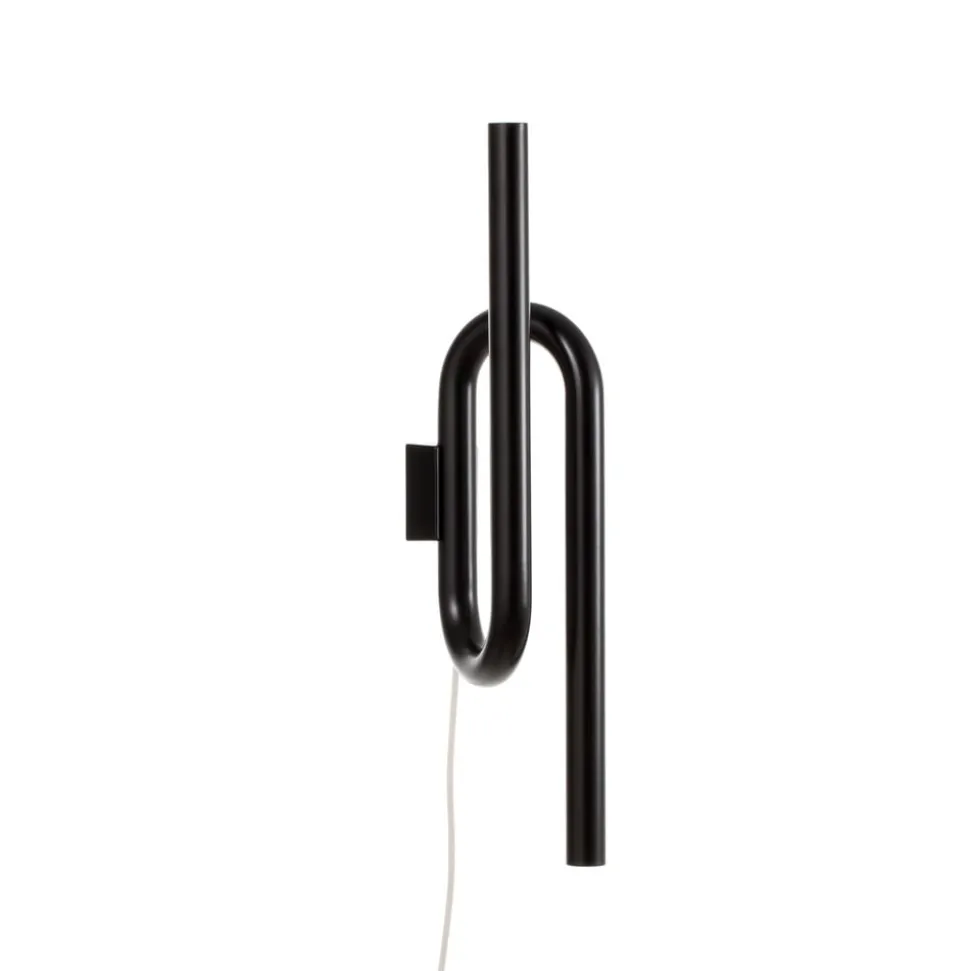 Foscarini Tobia LED-væglampe med ledning, sort
