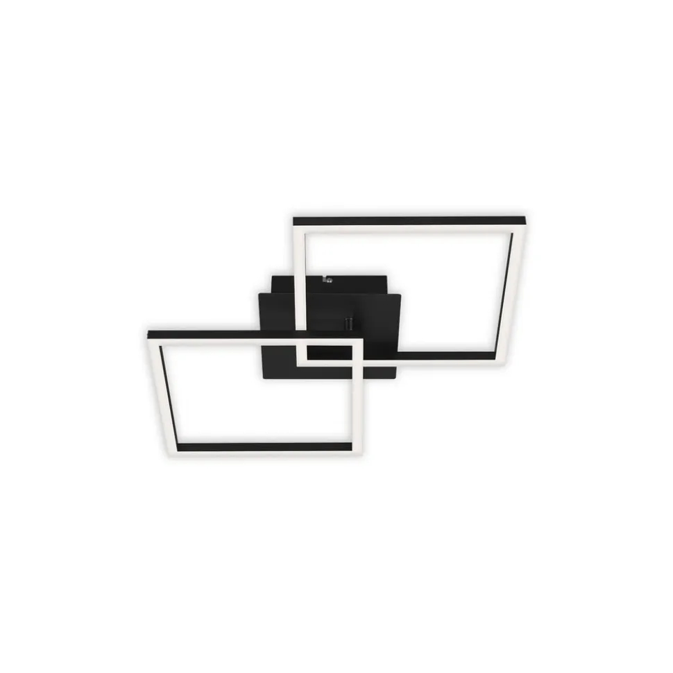 Frame LED-loftlampe, 2 lyskilder, Switch dim, sort