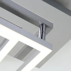 Frame LED-loftslampe, 3.000 K, krom