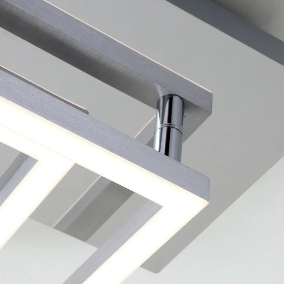 Frame LED-loftslampe, 3.000 K, krom