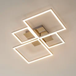 Frame LED-loftslampe, dæmpbar via vægkontakt