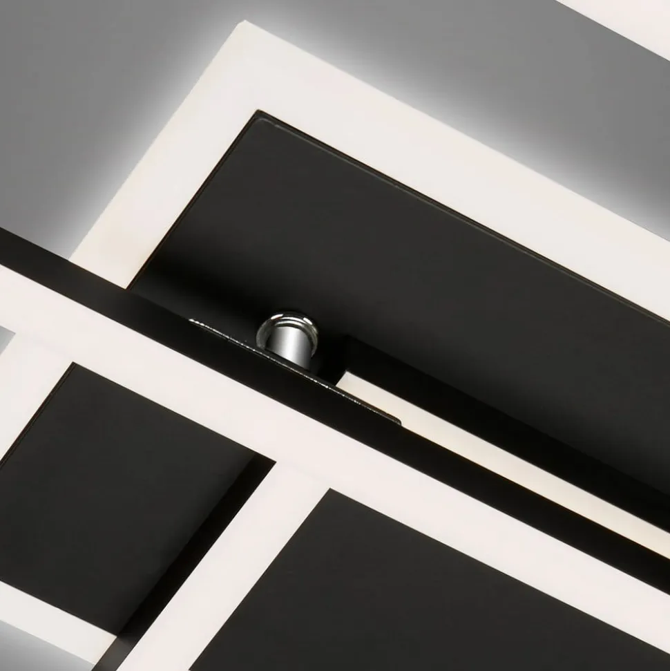 Frame S LED-loftlampe CCT 110x24,8 cm sort