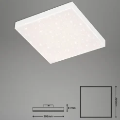 Frameless CCT LED-stjernehimmel, 30 x 30 cm