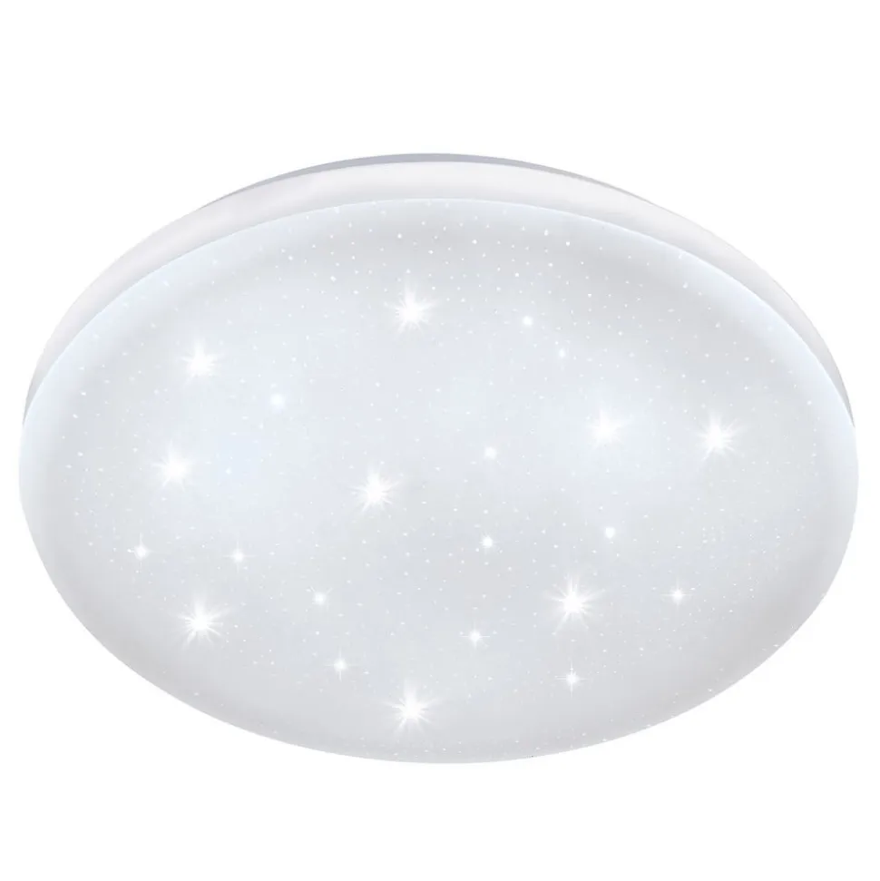 Frania-S LED-loftlampe med krystaleffekt, Ø 28 cm
