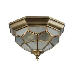 FRIDA køn loftlampe med glasindsatser