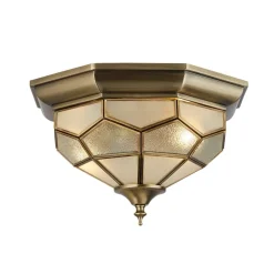 FRIDA køn loftlampe med glasindsatser