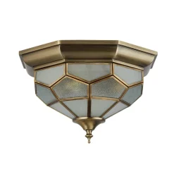 FRIDA køn loftlampe med glasindsatser