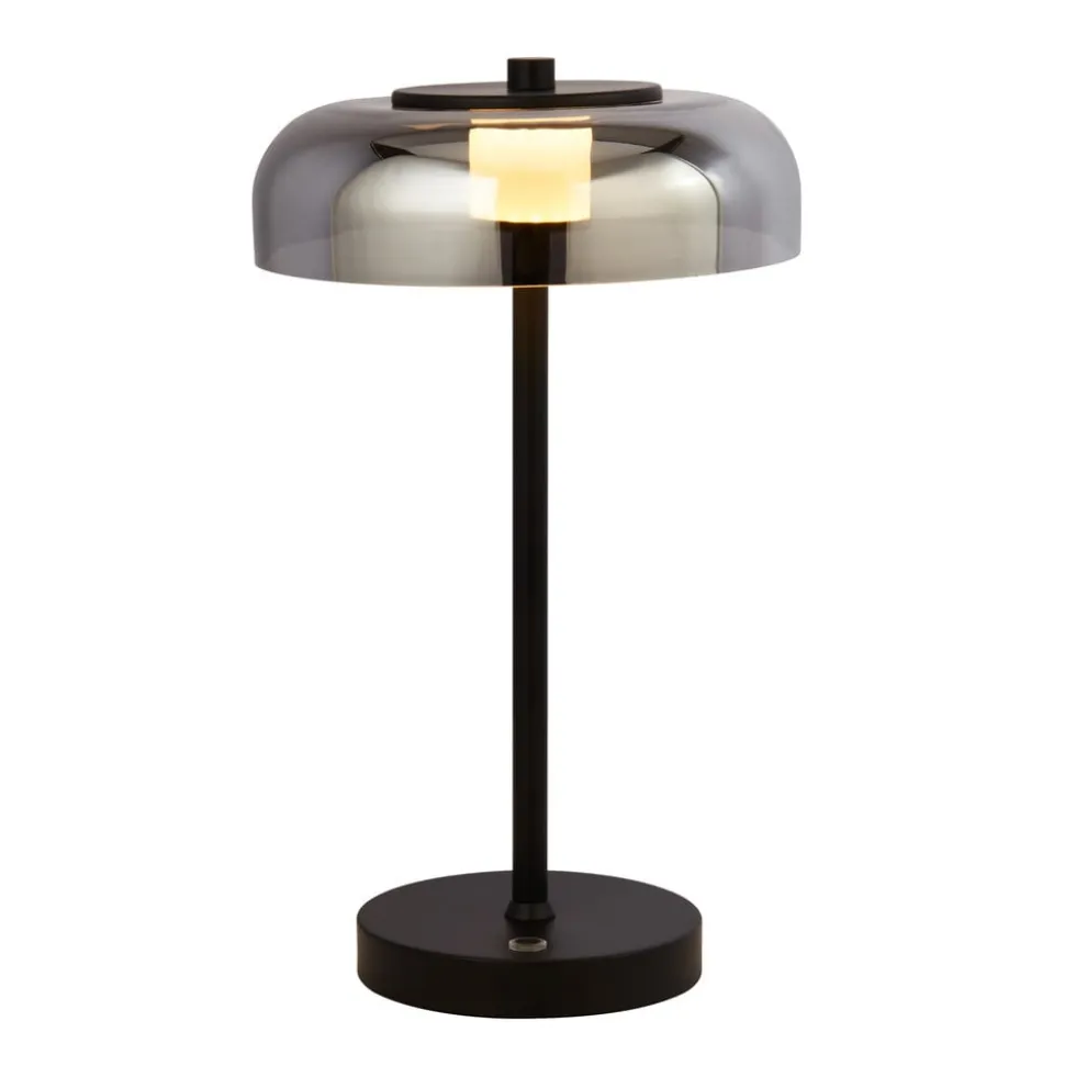 Frisbee LED-bordlampe med glasskærm