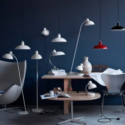 FRITZ HANSEN bordlampe Kaiser Idell Luxus, sort/krom