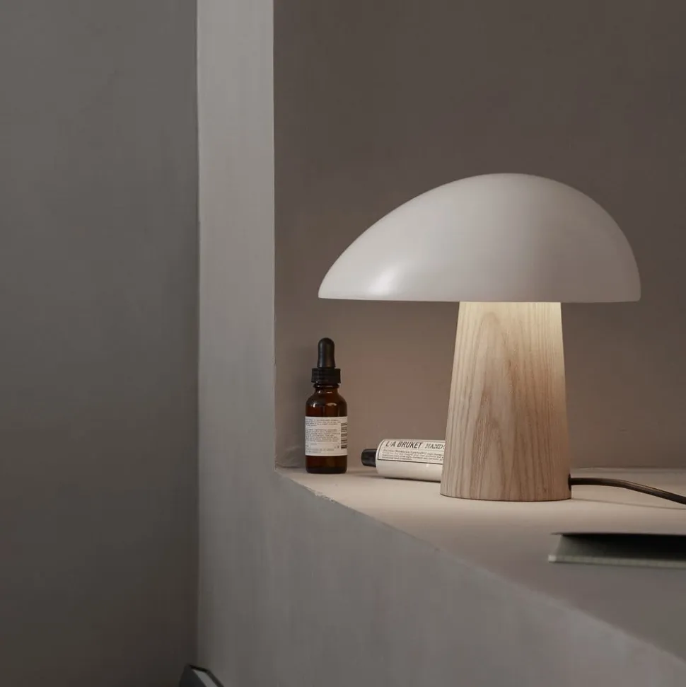 FRITZ HANSEN Night Owl bordlampe, røghvid/ask