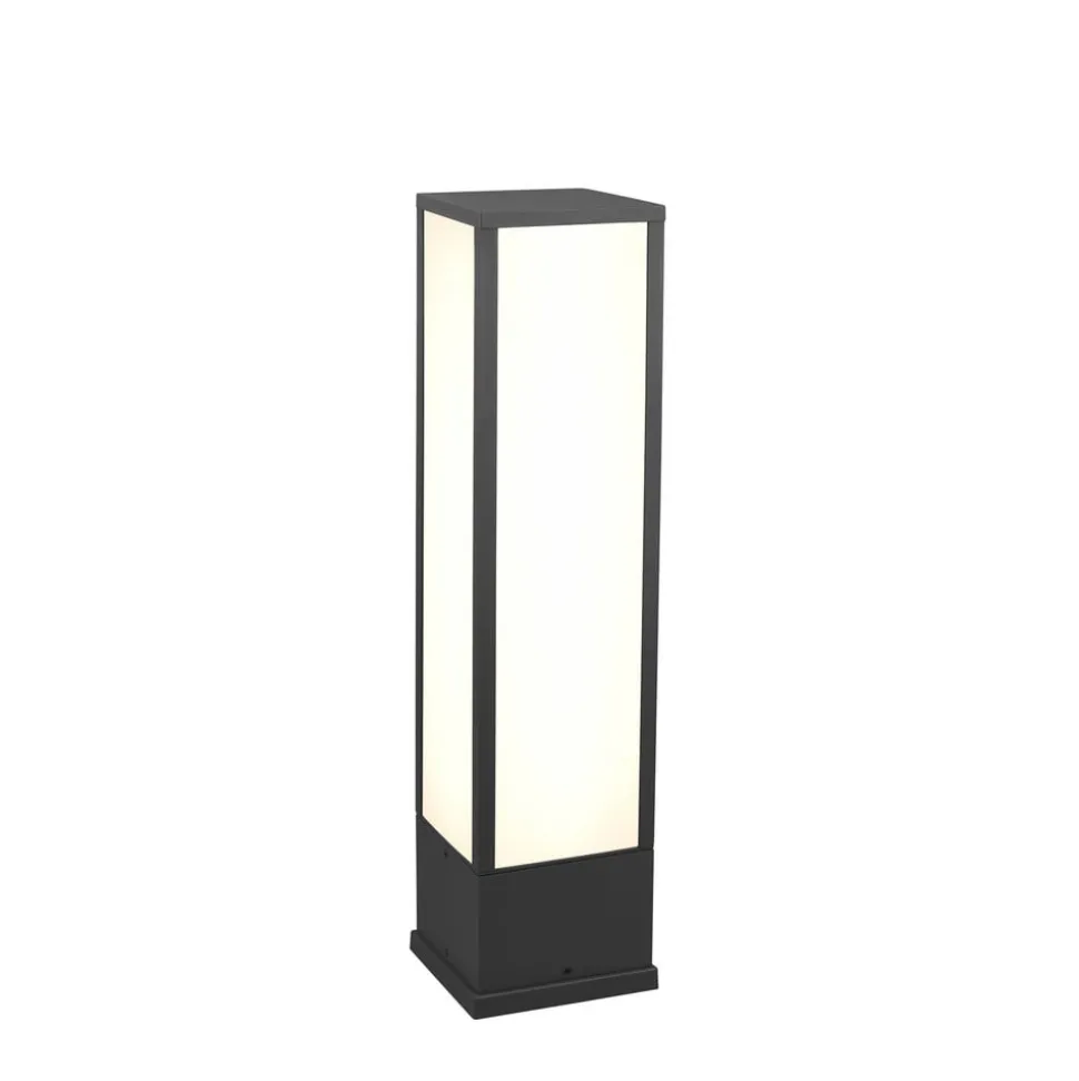Fuerte LED-sokkellampe, antracit, aluminium, IP54