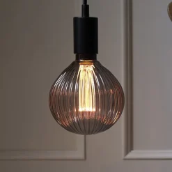 G125 Decoled LED-globe E27 1 W 2.000 K, røggrå
