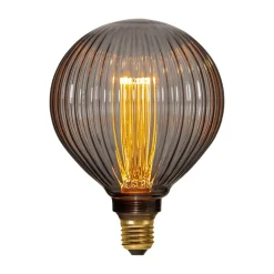 G125 Decoled LED-globe E27 1 W 2.000 K, røggrå