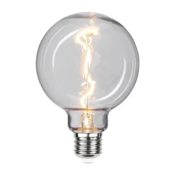 G95 LED-globe E27 1 W 2.200 K med filament-look