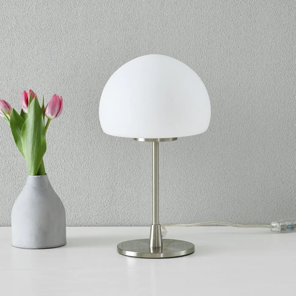 Gaia Big bordlampe med touchfunktion, hvid