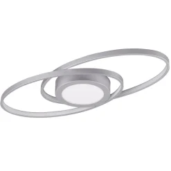 Galaxy LED-loftlampe, kan dæmpes, titaniumfarvet