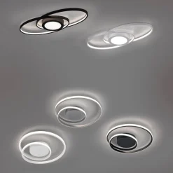 Galaxy LED-loftslampe, dæmpbar, antracit