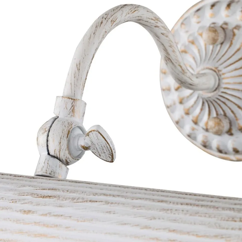 Gallerilampe Renoir i hvid, 2 x E14 25 W