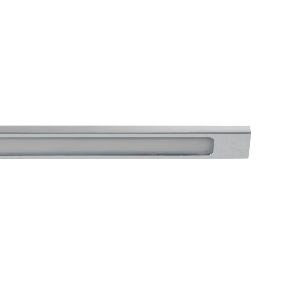 Gallery LED-væglampe, kromfarvet, metalbredde 62 cm IP44