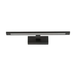 Gallery LED-væglampe, sort, metalbredde 41,5 cm IP44