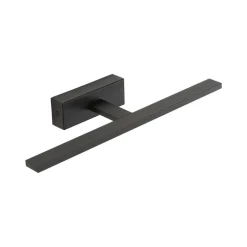 Gallery LED-væglampe, sort, metalbredde 41,5 cm IP44