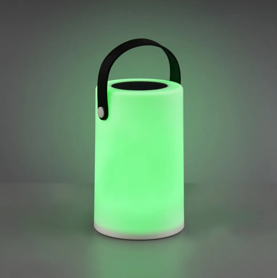Garcia LED solcellebordlampe med RGBW-farveskift