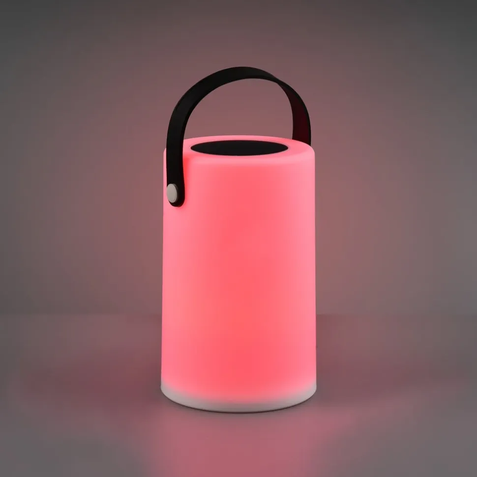 Garcia LED solcellebordlampe med RGBW-farveskift