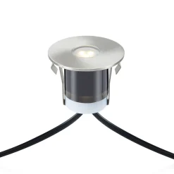 Garden 24 Decklight sæt med 3 i sølv, 3x0,8W