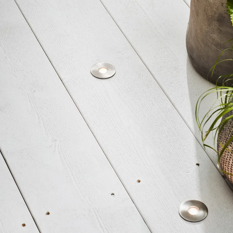 Garden 24 Decklight sæt med 3 i sølv, 3x0,8W