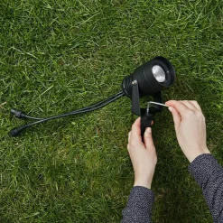 Garden 24 LED-spot, sort, 9 watt