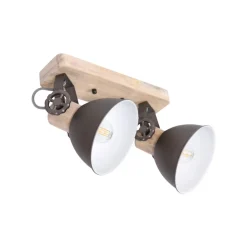 Gearwood loftspot, 2 lyskilder, antracit