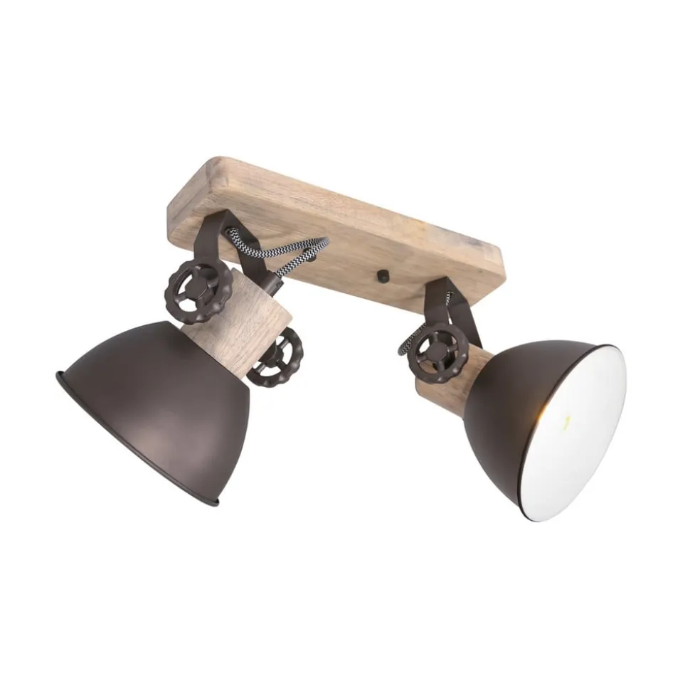 Gearwood loftspot, 2 lyskilder, antracit
