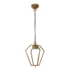 Gemstone 3452 udendørs LED-hængelampe messing/opal